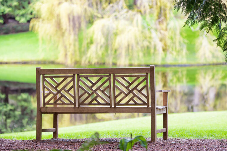 Empty bench seat