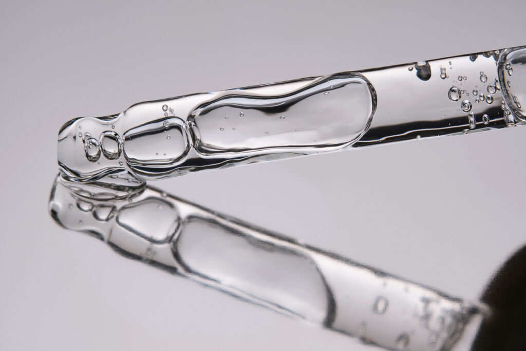 Liquid Alpha Hydroxy Acid, a type of exfoliating scrub.