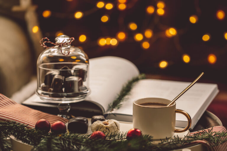 Open journal used for reflective journal prompt.